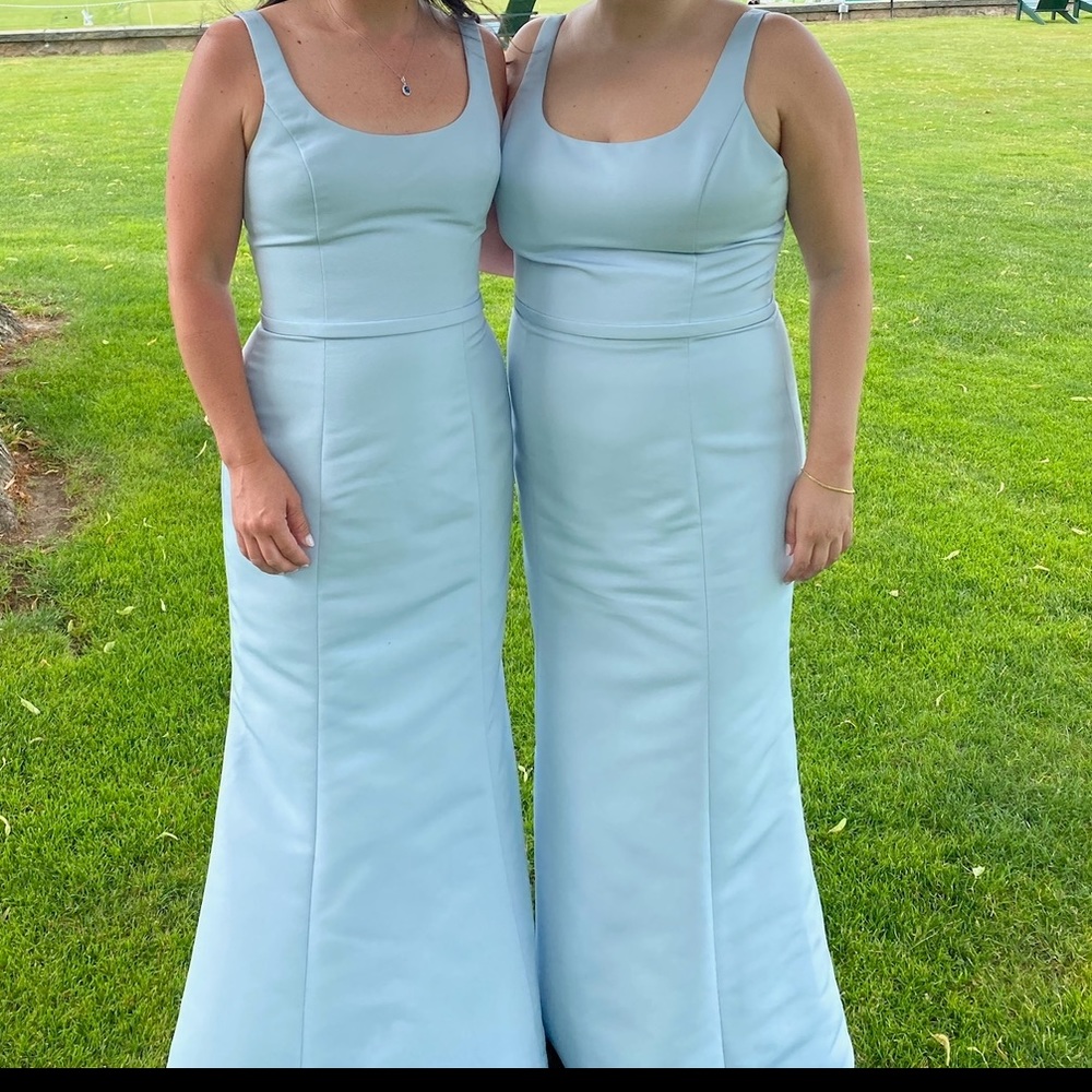 Amsale Bentley Gown in Ice, Sz. 6
